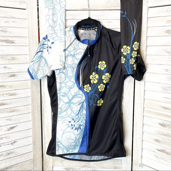CANARI | Women’s Cycling Short Sleeve Jersey Top with Removable Sleeves - Picture 3 of 9